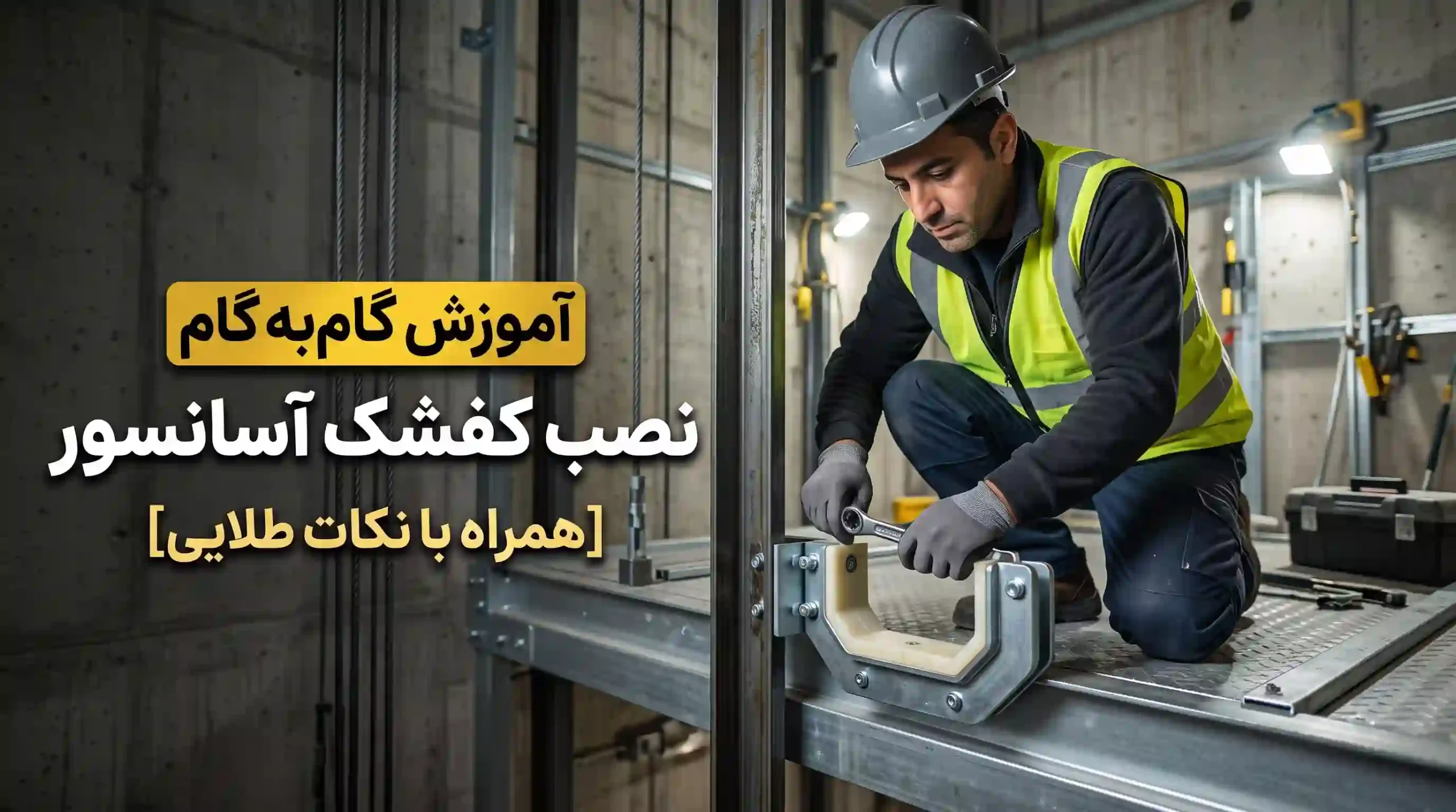 نصب کفشک آسانسور [آموزش گام‌به‌گام و نکات طلایی]