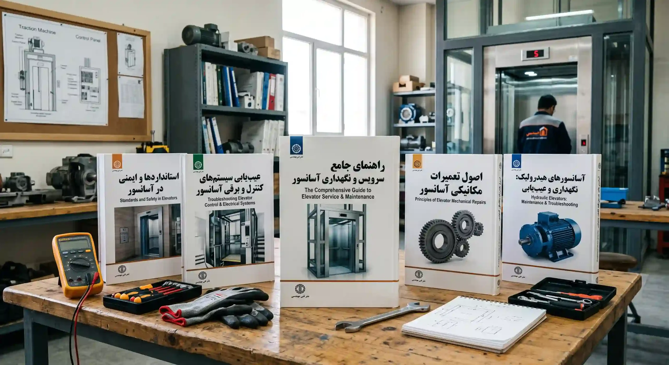 کتاب سرویس و نگهداری آسانسور